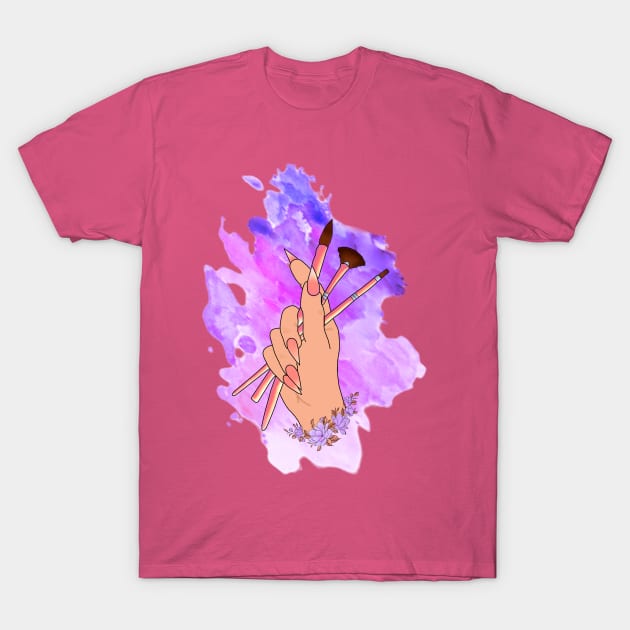 Brush in hand T-Shirt by MissKriss